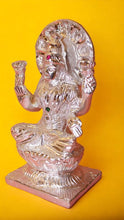 Load image into Gallery viewer, Laxmi Hindu God Hindu God laxmi fiber idol ( 6cm x 3cm x 2.5cm) Silver