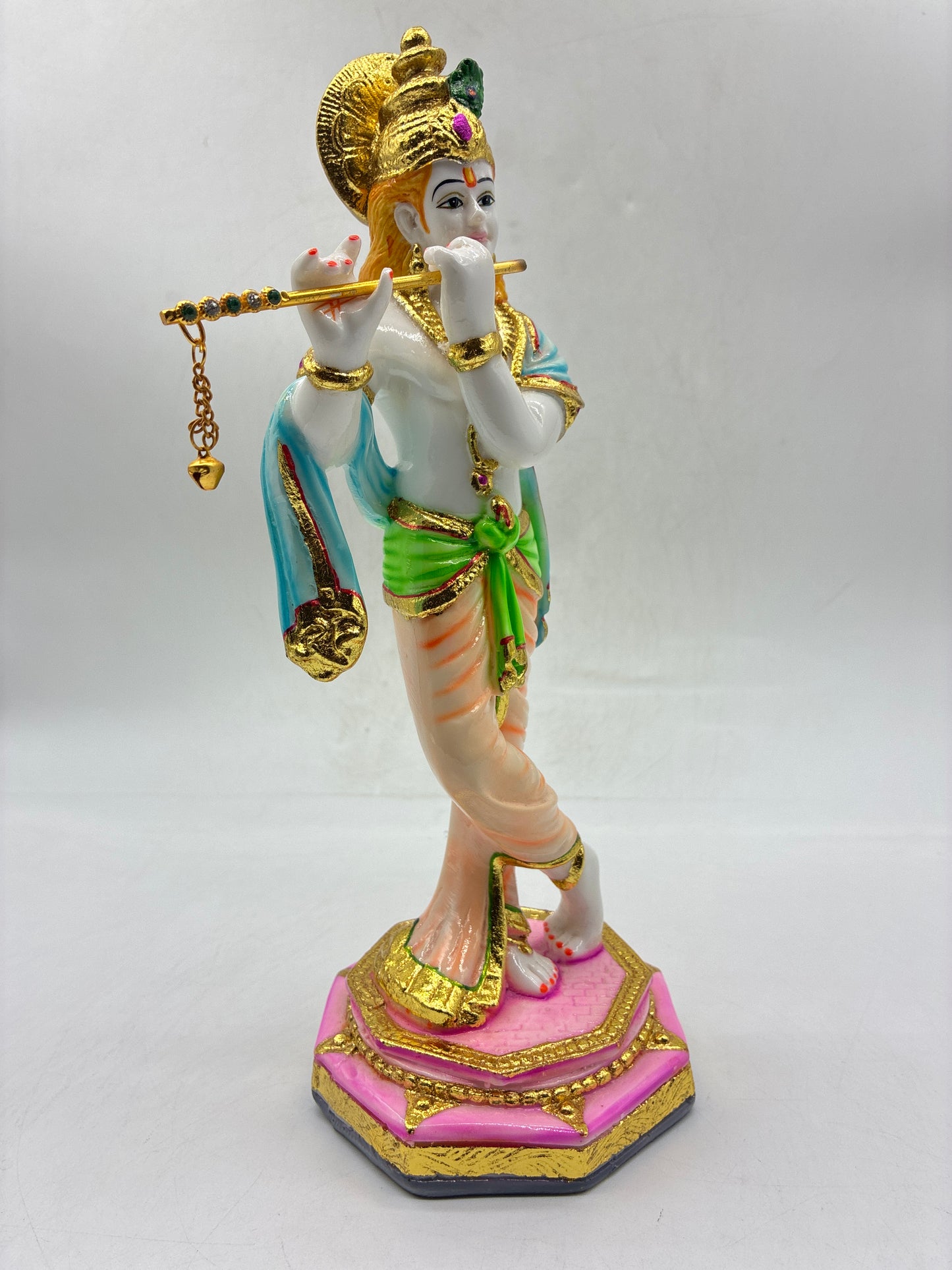 Lord Krishna Statue for Home Temple – Resin, 30cm