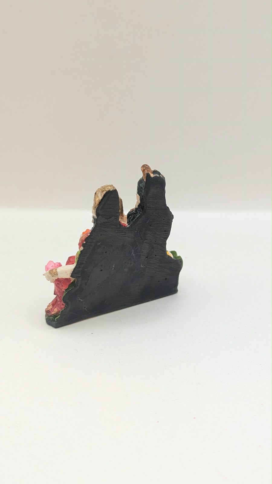 Colourful Shiv Parivar resin statue, back view