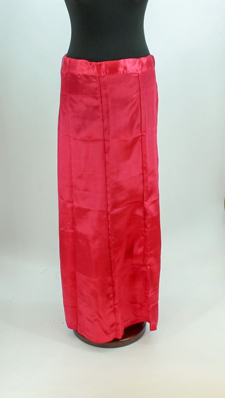 Indian Satin Silk Petticoat Inskirt Lining For Sari