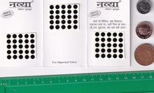 Load image into Gallery viewer, Coloured Bindi round Forehead Tika, Face Jewels Body Art Bollywood Bindis Self Adhesive Stickers Clinically Tested Safe for Skin - Size 3 to Size 10