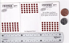 Load image into Gallery viewer, Coloured Bindi round Forehead Tika, Face Jewels Body Art Bollywood Bindis Self Adhesive Stickers Clinically Tested Safe for Skin - Size 3 to Size 10