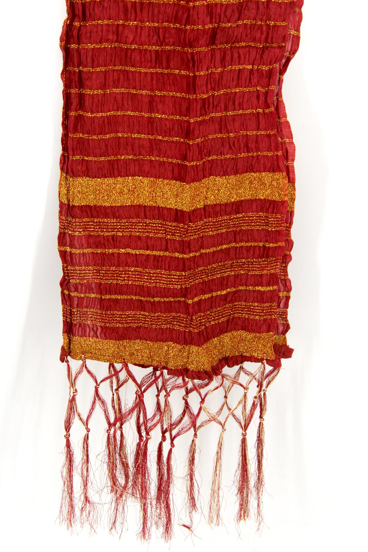 Men's Silk Crush Dupatta - Stole Chunni For Sherwani - Non Stretch size 26 x 250 cm - Stretched size 44 x 250 cm