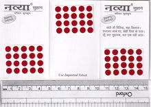 Load image into Gallery viewer, Coloured Bindi round Forehead Tika, Face Jewels Body Art Bollywood Bindis Self Adhesive Stickers Clinically Tested Safe for Skin - Size 3 to Size 10