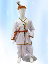 Load image into Gallery viewer, Krishna Suit Fancy Dress in Art Silk Fabric for Kid for Krishnaleela / Janmashtami / Kanha / Mythological Character Costume