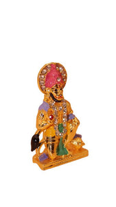 Lord Bahubali Hanuman Idol for home,car decore (2cm x 1cm x 0.5cm) Gold