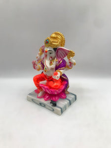 Ganesh Ganesha Ganpati Ganapati Hindu God Hindu God Ganesh fiber idol Multicolor