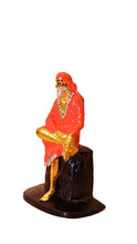 Load image into Gallery viewer, Sai Baba Statue Divine for Your Home/car Decor Gold