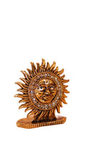Load image into Gallery viewer, Hindu Religious Surya Dev Idol Stand for Home Decor/car Grey