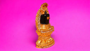 Shivling Idol Murti for Daily Pooja Purpose (2.5cm x 2cm x 0.5cm) Yellow