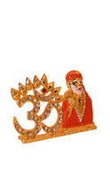 Load image into Gallery viewer, Om Sai Baba Statue Divine for Your Home/car Decor Gold