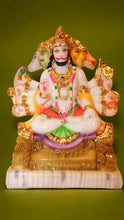 Load image into Gallery viewer, Lord Panchmukhi Hanuman Idol Bajrang Bali Murti (9cm x 5.5cm x 3cm) White