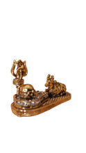 Load image into Gallery viewer, Shivling Idol Murti for Daily Pooja Purpose ( 1.3cm x 2cm x 0.3cm) Gold