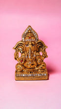 Load image into Gallery viewer, Ganesh Bhagwan Ganesha Statue Ganpati for Home Decor(1.8cm x 1.4cm x 0.4cm) Gold