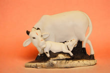 Load image into Gallery viewer, Cow with Calf Vastu,Positive Energy for Home offers Wealth,Prosperity White