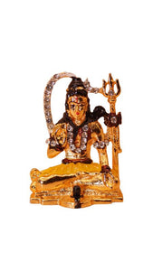 Lord Shiva Shankar Statue Bhole Nath Murti Home Decor(2cm x 1.4cm x 0.5cm) Blue