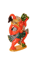 Load image into Gallery viewer, Lord Bahubali Hanuman Idol Bajrang Bali Murti (2.5cm x 2cm x 0.5cm) Orange