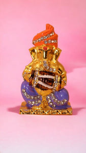 Ganesh Bhagwan Ganesha Statue Ganpati for Home Decor(2cm x 1.3cm x 0.5cm) Gold