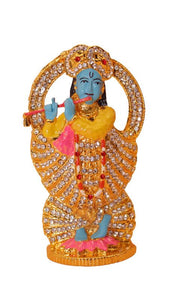 Lord Krishna,Bal gopal Statue,Home,Temple,Office decore(4cm x 2cm x 1cm) Blue