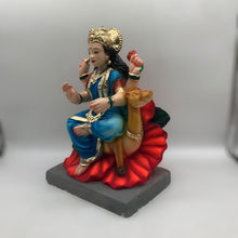 Load image into Gallery viewer, Ambe maa,Ambaji, Durga ma, Bengali Durga ma statue,idol,murti,mud idol Blue
