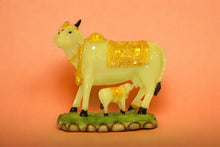 Load image into Gallery viewer, Cow with Calf Vastu,Positive Energy for Home offers Wealth,Prosperity Green