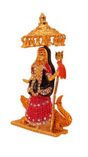 Load image into Gallery viewer, Hindu God Khodiyar Statue Idol For Home Temple Decor(4.5cm x 2.8cm x 1cm) Gold