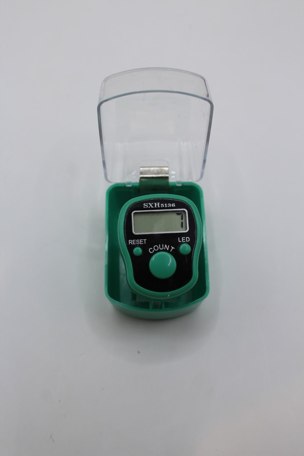 Digital finger counter for jaap, green colour