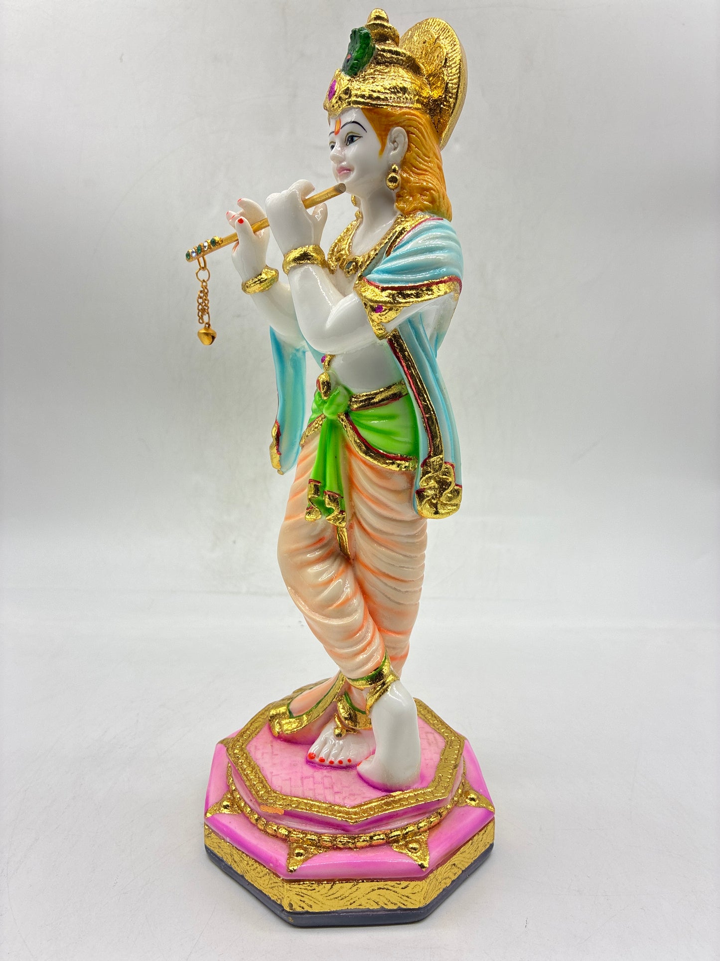 Lord Krishna Statue for Home Temple – Resin, 30cm