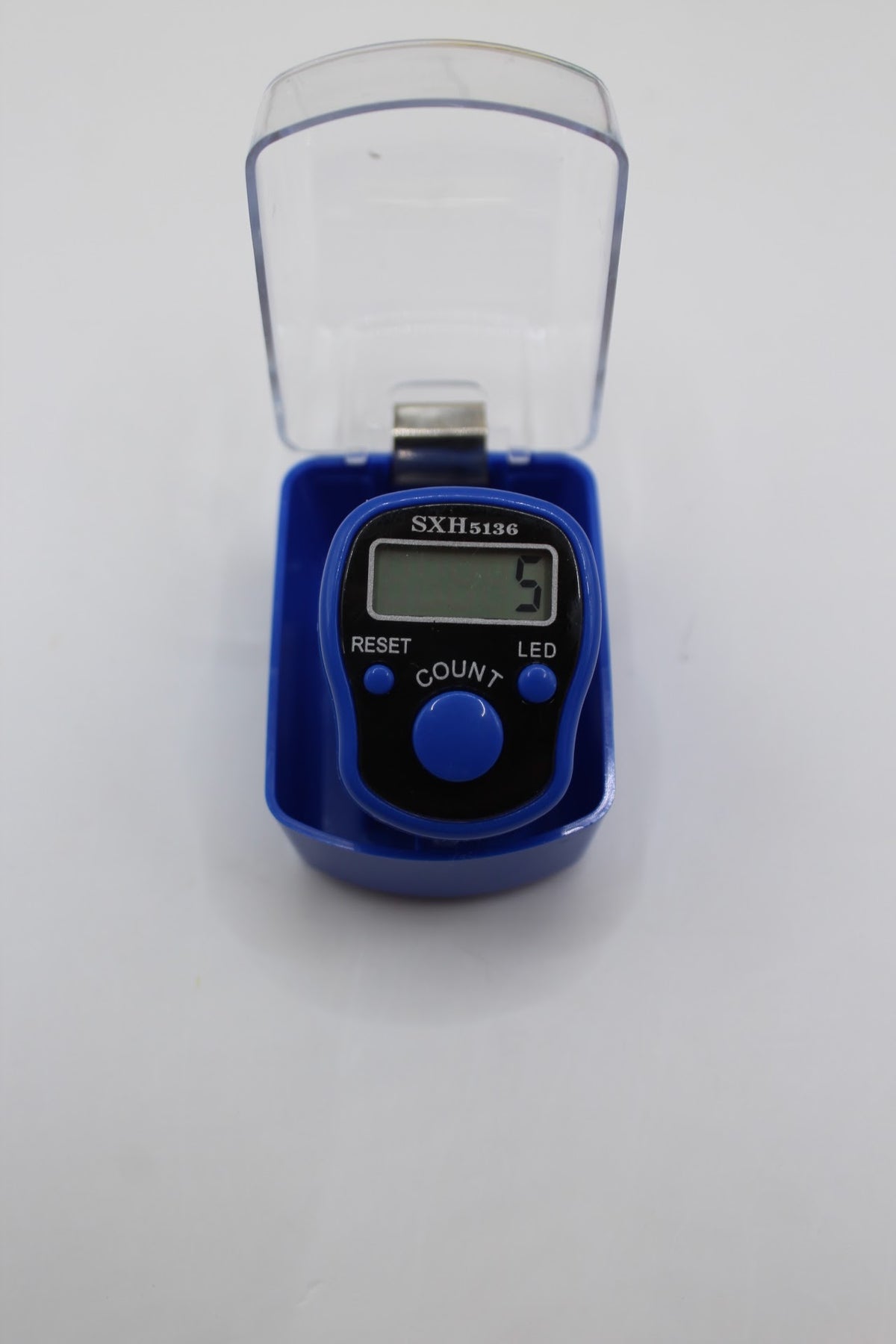 Digital finger counter for jaap, blue colour