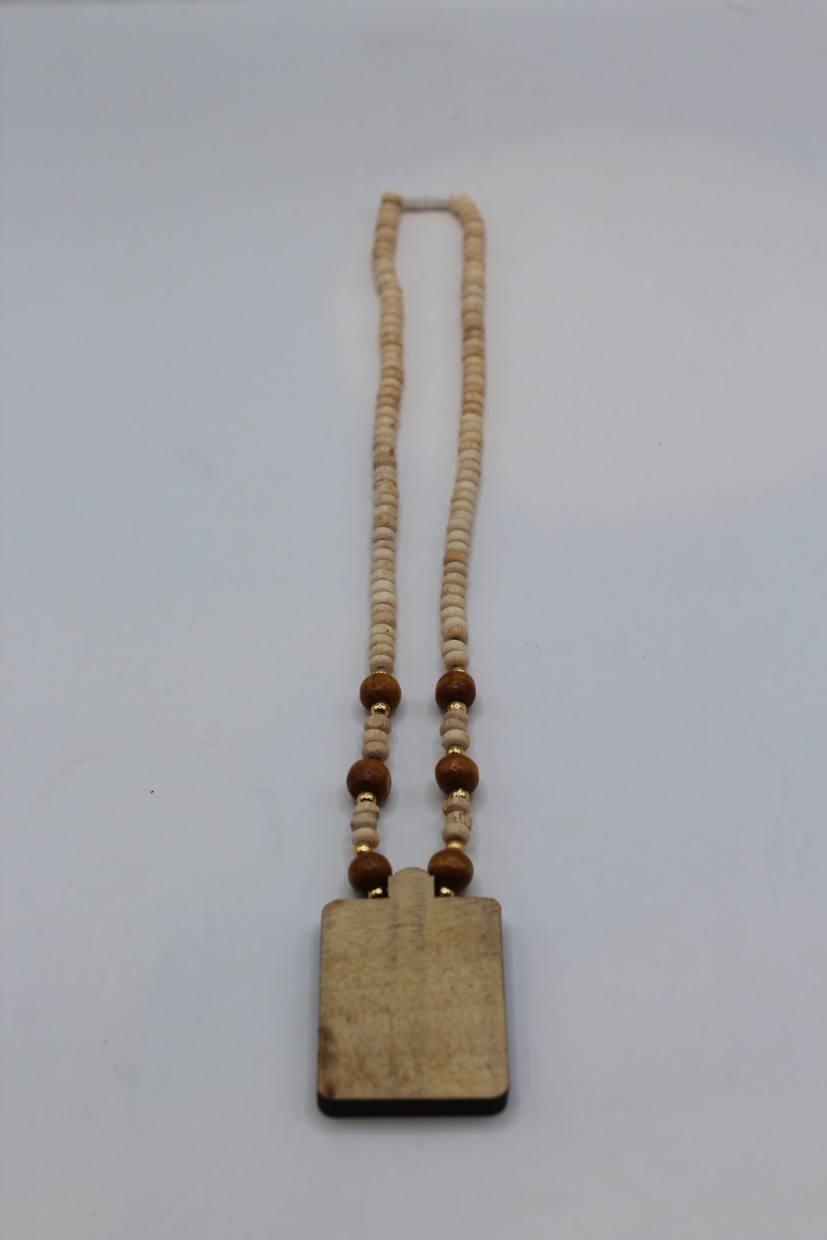 Sita Ram necklace with tulsi beads