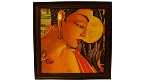 Tranquility Captured: Elevate Your Space with Serene Buddha Artistry! Mixcolor