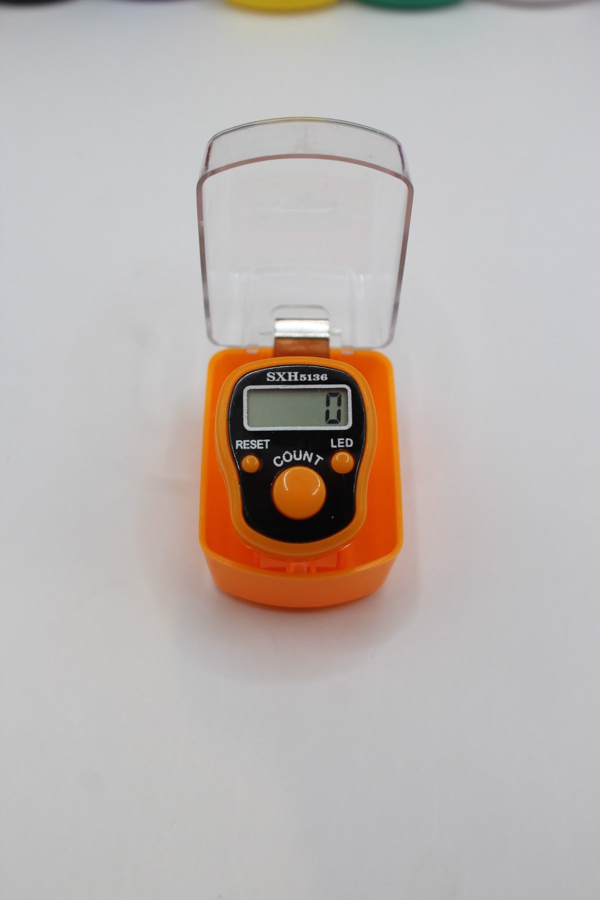 Digital finger counter for jaap, orange colour