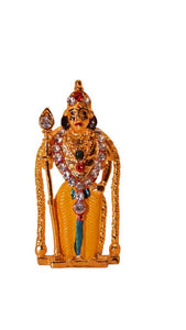 Kartik Ji Murti Idol/Statue for Pooja Gift decore(2cm x 1.8cm x 0.5cm) Gold