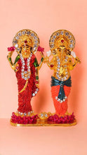 Load image into Gallery viewer, Laxmi Ganesh Idol Statue showpiece Decoration for Home Gold