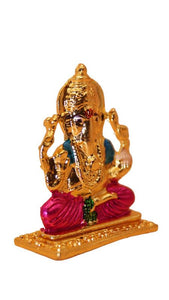 Ganesh Bhagwan Ganesha Statue Ganpati for Home Decor(2cm x 1.5cm x 0.5cm) Gold