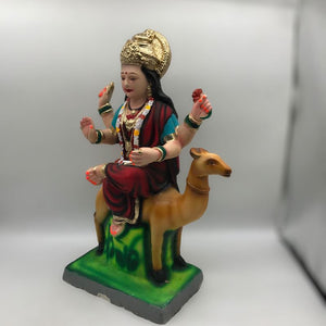 Ambe maa,Ambaji, Durga ma, Bengali Durga ma statue,idol,murti,mud idol Maroon