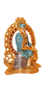 Sai Baba Statue Divine for Your Home/car Decor Gold