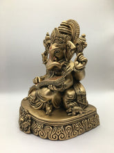 Load image into Gallery viewer, Ganesh Ganesha Ganpati Ganapati Hindu God Hindu God Ganesh fiber idol Brass