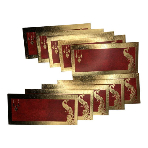 Envelopes Envelope Money holder Diwali Wedding Gift Card Pack of 10 Red & gold
