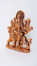 Load image into Gallery viewer, Goddess Ambaji Maa Durga Sitting Idol Statue Gold