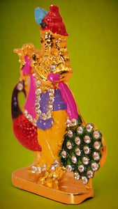 Lord Krishna,Bal gopal Statue,Temple,Office decore(2cm x1.5cm x0.5cm)Mixcolor