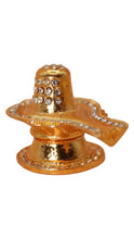 Load image into Gallery viewer, Shivling Idol Murti for Daily Pooja Purpose ( 1cm x 2cm x 1cm) Gold