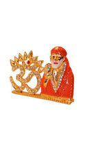 Load image into Gallery viewer, Om Sai Baba Statue Divine for Your Home/car Decor Gold