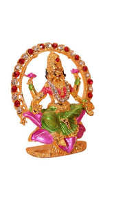 Laxmi Hindu God Hindu God laxmi fiber idol Gold