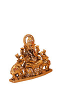 Load image into Gallery viewer, Ganesh Bhagwan Ganesha Statue Ganpati for Home Decor(2.2cm x 2.9cm x 0.5cm) Gold