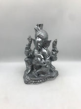 Load image into Gallery viewer, Ganesh Ganesha Ganpati Ganapati Hindu God Hindu God Ganesh fiber idol Silver