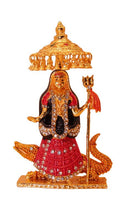 Load image into Gallery viewer, Hindu God Khodiyar Statue Idol For Home Temple Decor(4.5cm x 2.8cm x 1cm) Gold