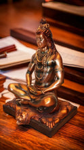 Load image into Gallery viewer, Lord Shiva Shankar Statue Bhole Nath Murti Home Decor( 15cm x 9.5cm x 7cm) Brown