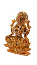 Load image into Gallery viewer, Laxmi Hindu God Hindu God laxmi fiber idol ( 3cm x 2cm x 0.5cm) Gold