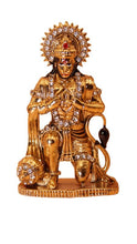 Load image into Gallery viewer, Lord Bahubali Hanuman Idol Bajrang Bali Murti (3cm x 1.9cm x 0.8cm) Gold